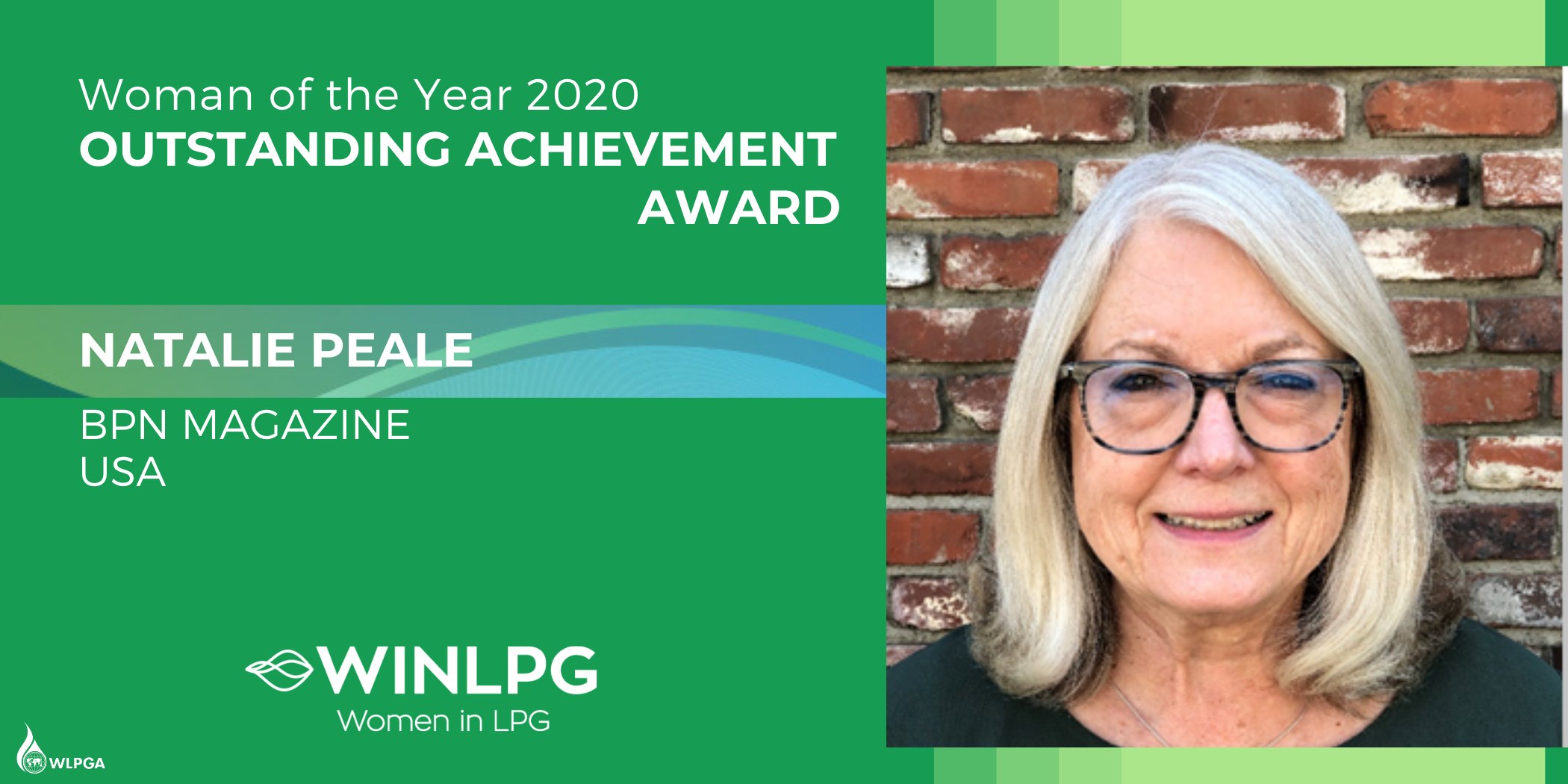 WLPGA Propane Woman of Year Award outstanding achievement goes to Bpn publisher Natalie Peal 2020