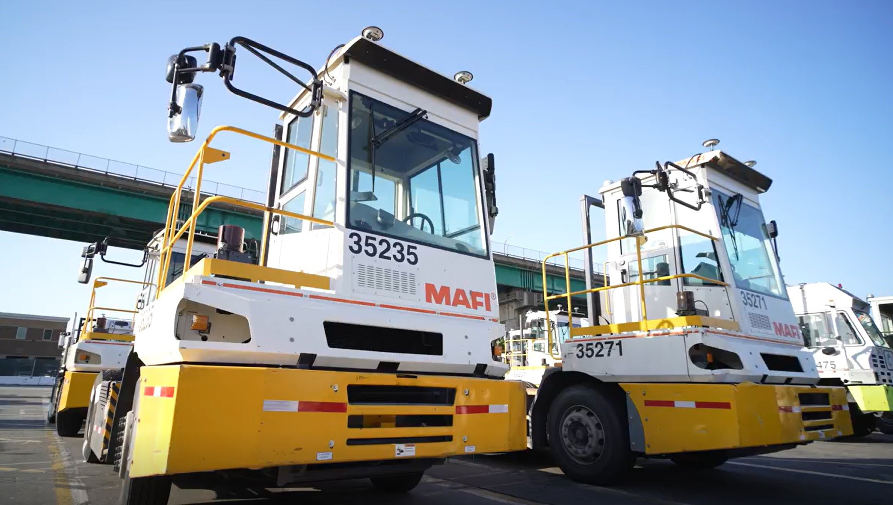 The MAFI propane terminal tractor at the WBCT port.