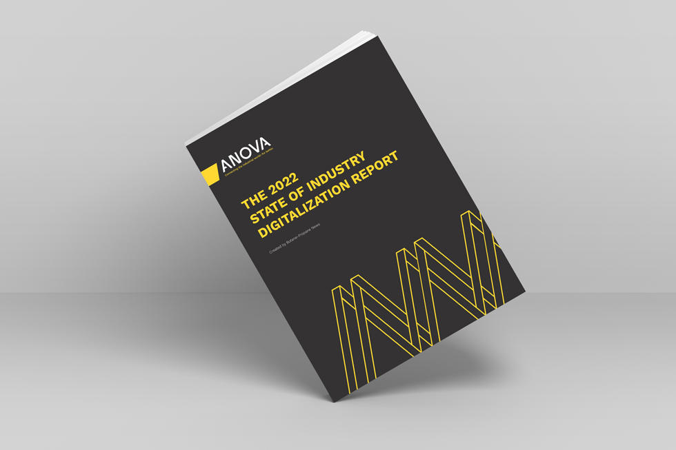 Anova - 2022 State of the Industry Digitalization Report Cover