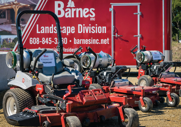 Barnes Landscape Touts commercial Propane mowers for more savings environmental sustainability in new video reports BPN the propane industry's leading source for news and information since 1939