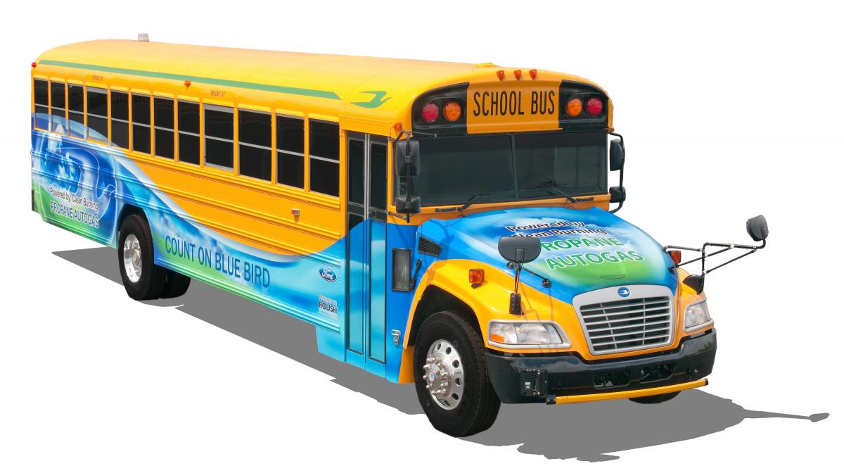BlueBird Propane Vision School Bus Rousch