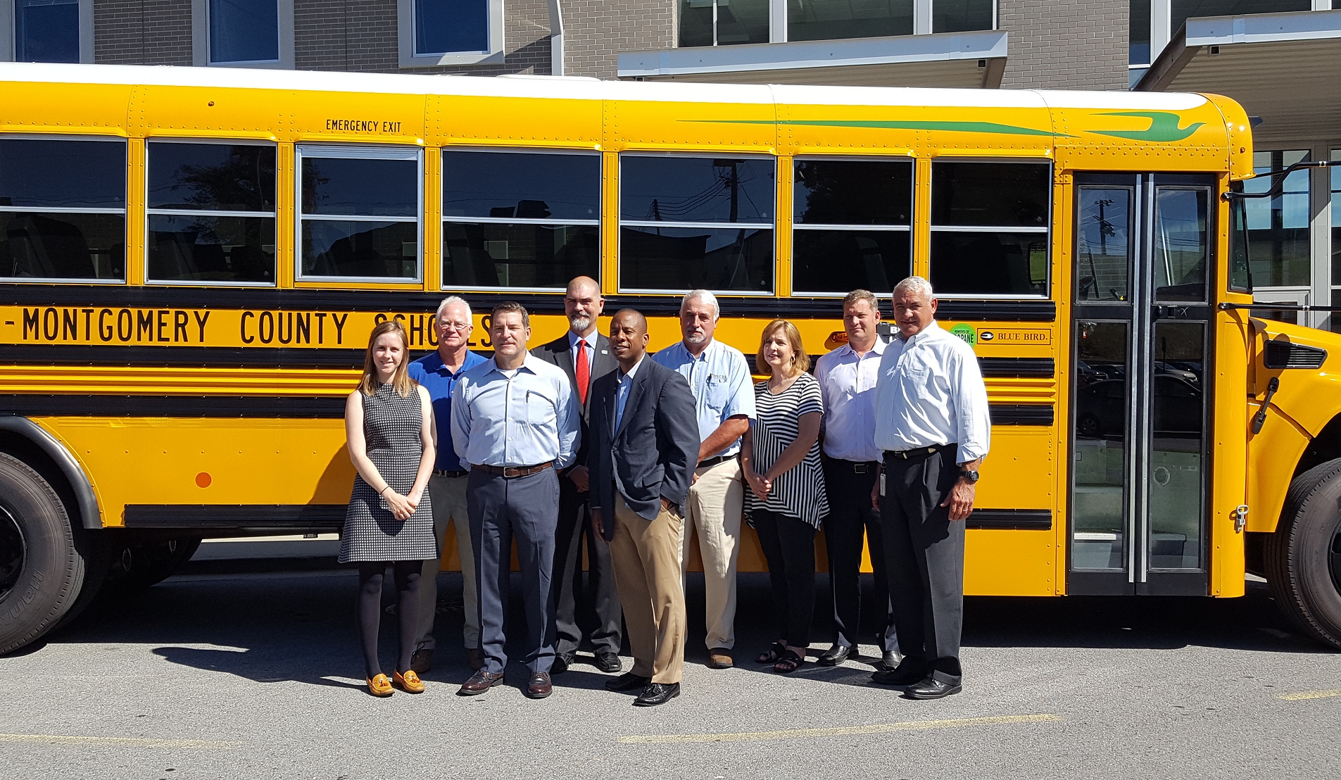 Clarksville Montgomery Tenn propane school bus fleet