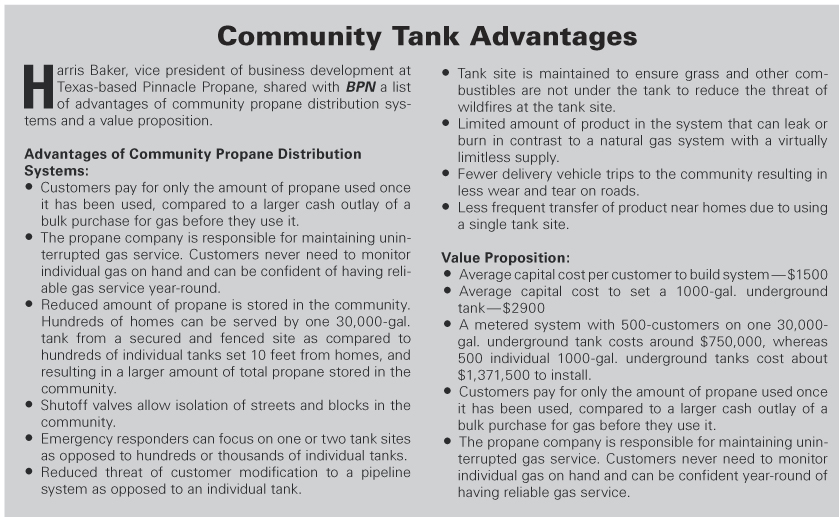 Propane Community Tanks 2018