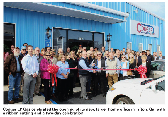 Conger Gas Opens New Location with LPG Appliance Showroom & Propane Demo Kitchen, reports BPN Feb. 2019