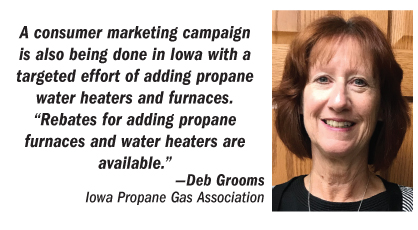 Deb Grooms CEO of Iowa Propane Gas Assoc. shares 2019 agenda with propane professionals in BPN.