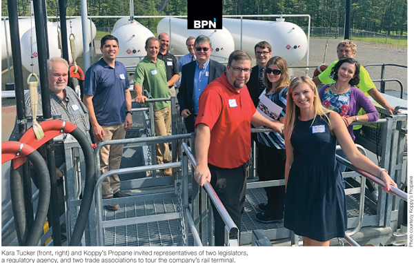 Koppys Propane Hosts Elected Officials Tour LPG facilities reports BPN industrys leading source for news since 1939 121119