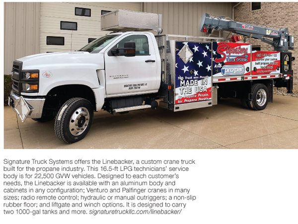 Latest in Propane Crane Service Trucks Signature Truck BPN 1220