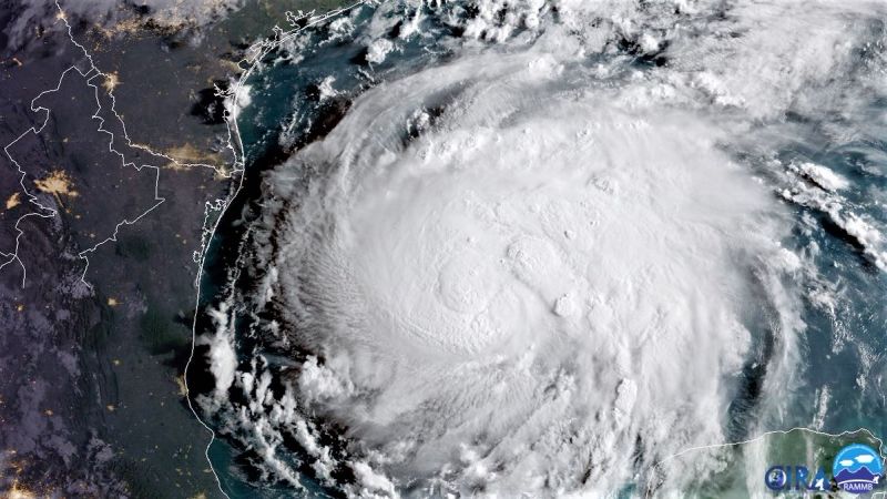NOOA Hurricane Satellite Photo