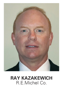 New Propane People in the News Ray Kazakewich joins R.E. Michel Co. (Baltimore, Md.), and its affiliate Dealers LP Equipment (Memphis), new manager of the LPG division, reports BPN in Dec. 2018