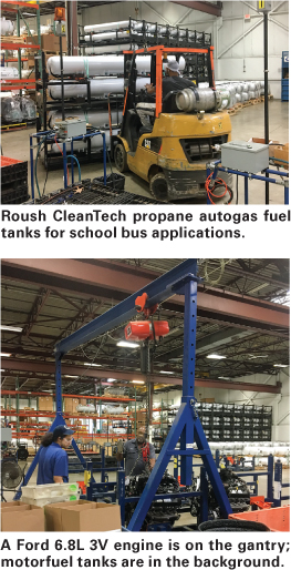 Roush CleanTech Makes It possible for more than 800 school districts across the U.S. to use propane buses 092018