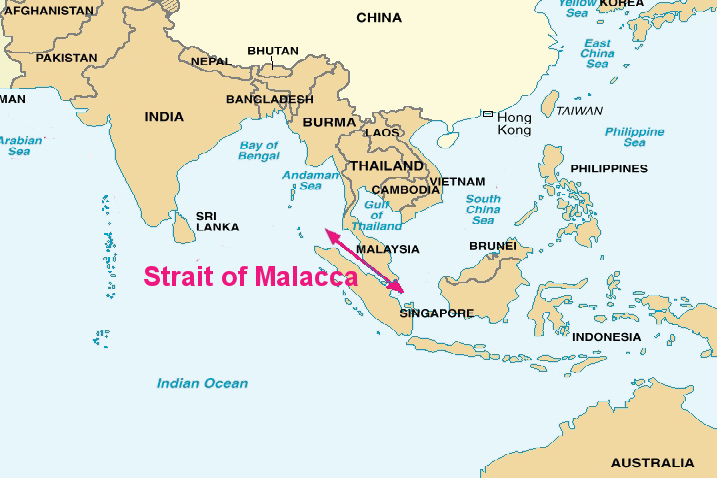 30% of Maritime Oil Traverses South China Sea with Strait of malacca choke point propane LPG vessels. BPN 10/2018