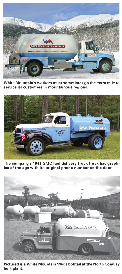 White Mountain trucks