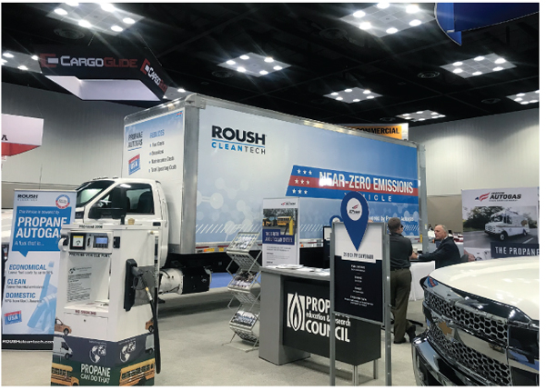 Work Truck Show 2019 features ROUSH Propane Autogas vehicles for no emissions and lowest total cost-of-ownership