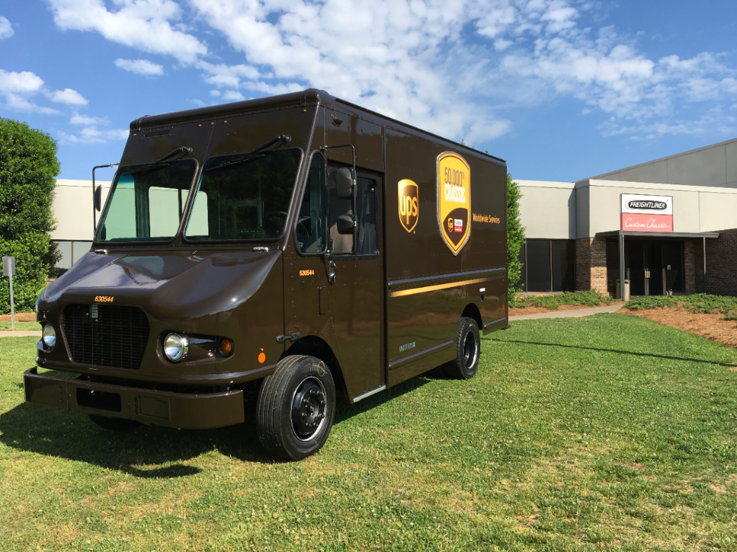 Freightliner Custom Chassis Delivers 50,000th Propane Autogas Chassis to UPS delivery vehicles