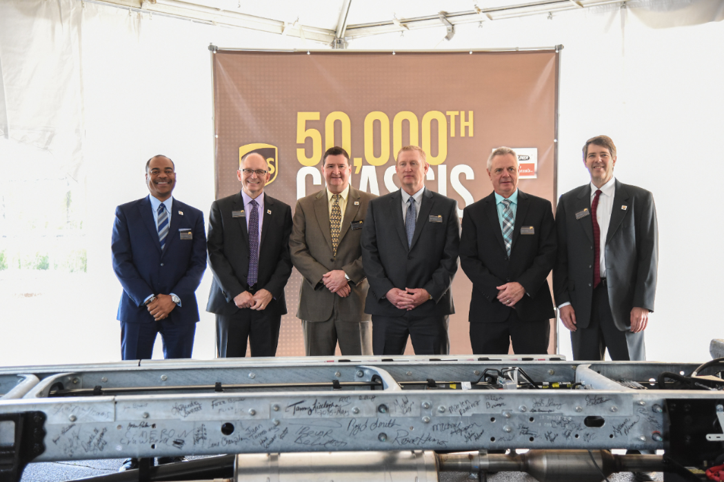 Freightliner CEO celebrates 50,000 Custom Propane Autogas Chassis Delivered to UPS