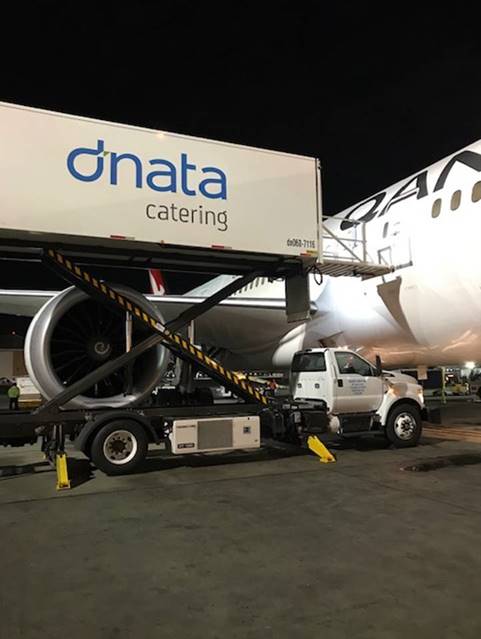 LA airline catering sevice chooes propane autogas vehicles LA International Airport
