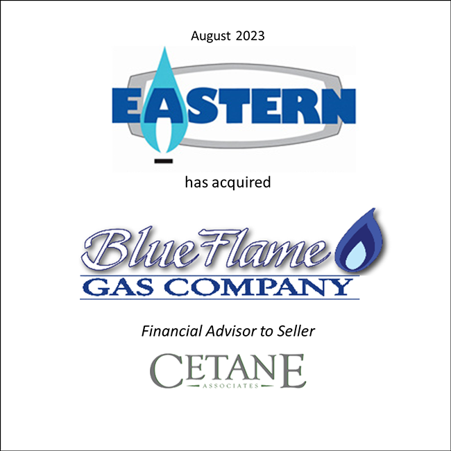 Cetane Associates announces Eastern Propane has acquired R.B. Sahagen