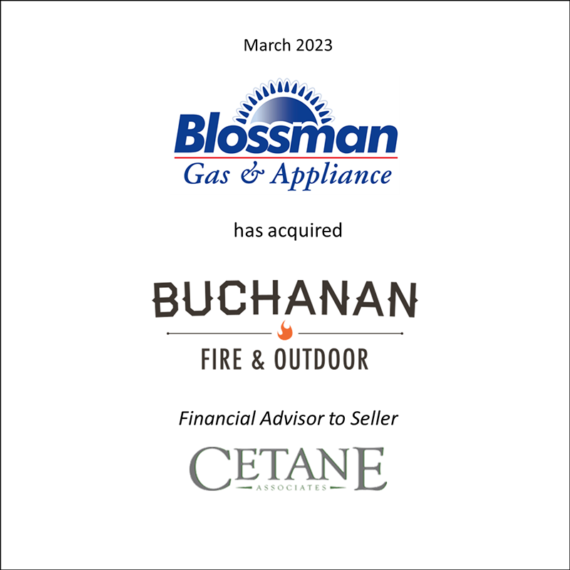 Blossman Gas Inc. acquires assets of Buchanan Fire & Outdoor