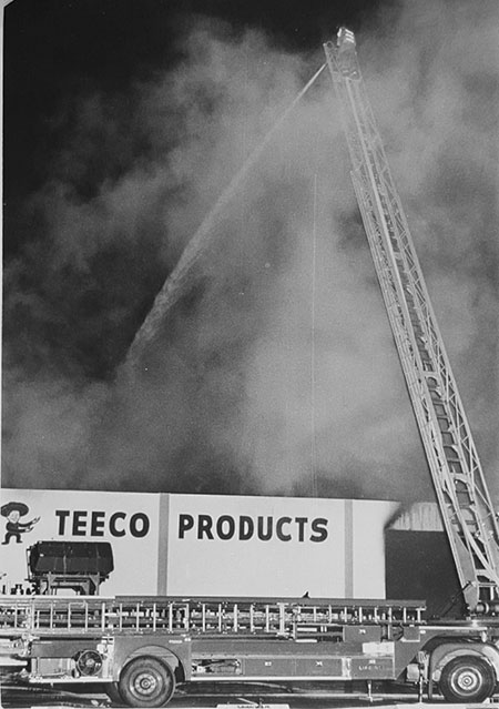 Teeco fire at headquarters