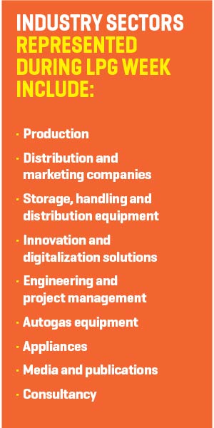 LPG week industry sectors 