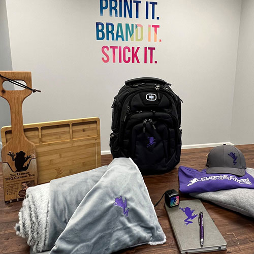 Purple Frog Graphics products are displayed.