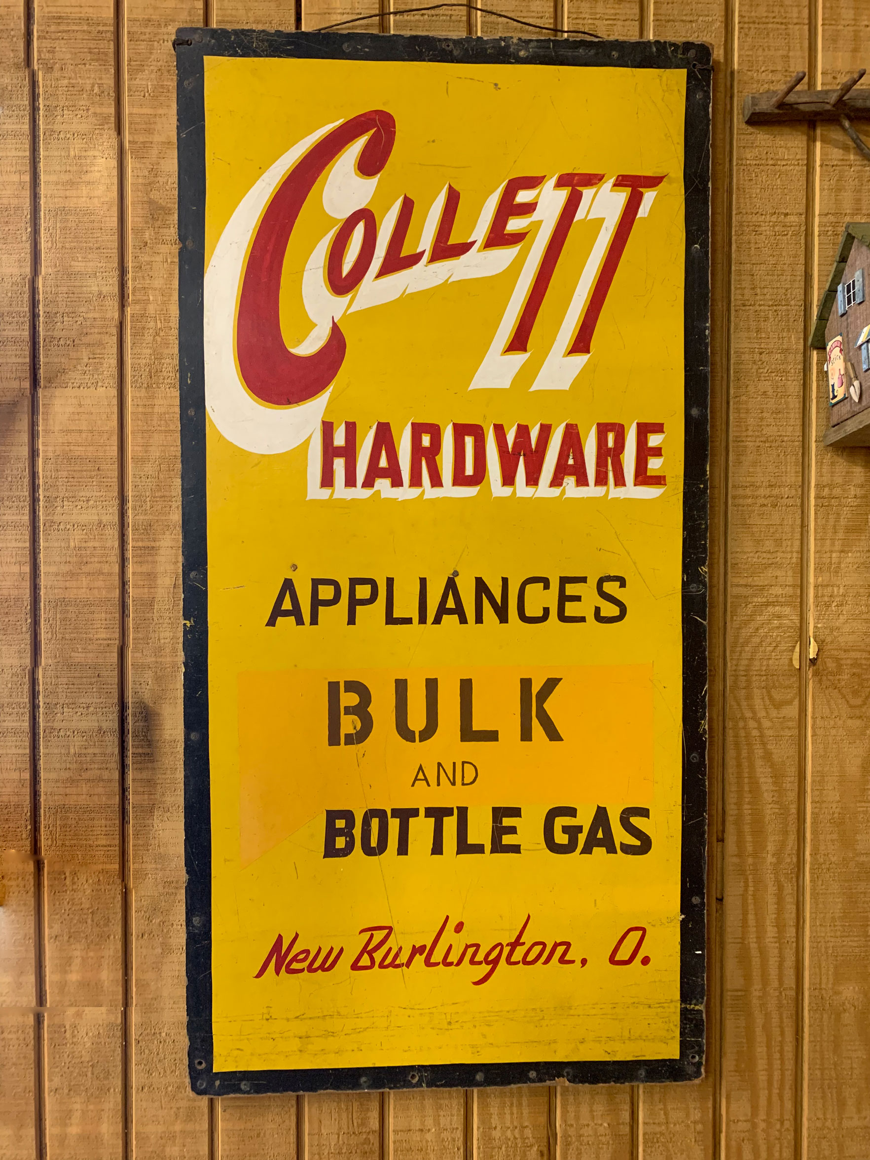 Old Collett Sign