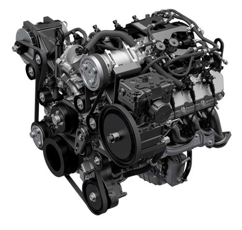 ROUSH CleanTech Cummins engine