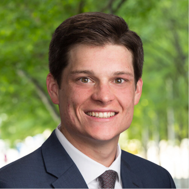 Trey Brasseaux, new associate at Cetane Associates, poses for a headshot.