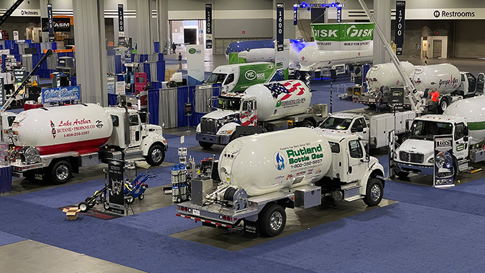 Propane bobtails are featured on the NPGA Expo floor.