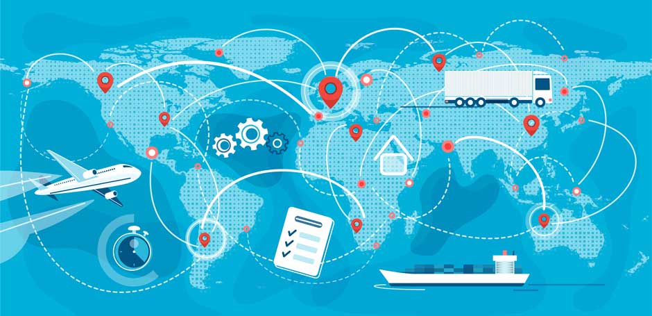 Graphic of supply chain