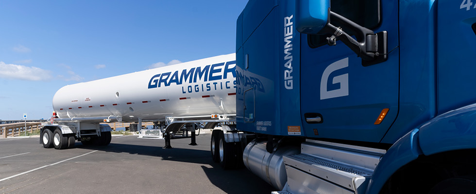 A Grammar Logistics bobtail is featured in this propane Transport & Delivery special section.