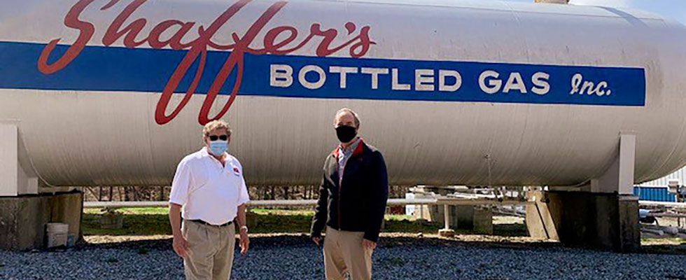 John Joyce and Jeff Shaffer of Shaffer’s Bottled Gas