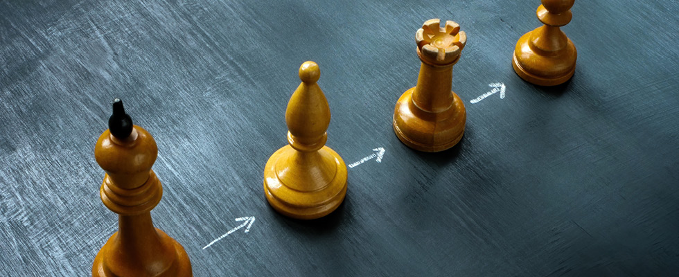 Strategy chess pieces