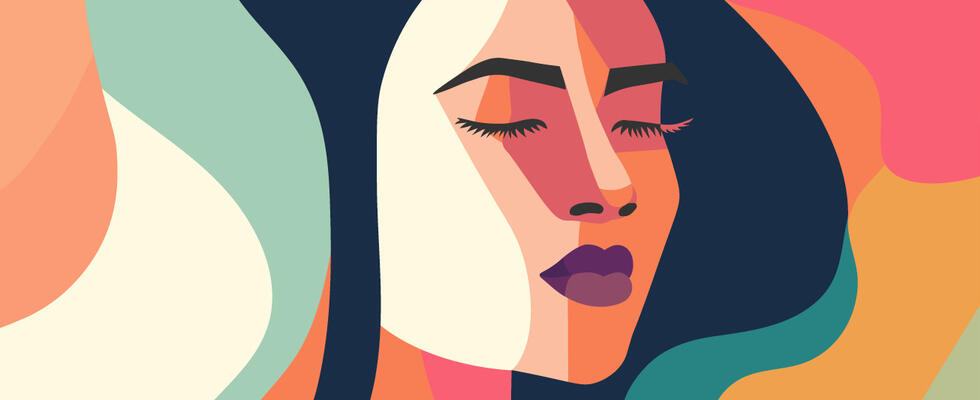 An image of a woman
