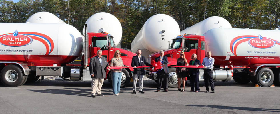 The Palmer Gas & Oil team has a ribbon cutting ceremony at its new storage facility.