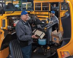 Bibb County Propane School Buses