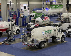 Propane bobtails are featured on the NPGA Expo floor.