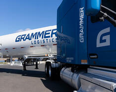 A Grammar Logistics bobtail is featured in this propane Transport & Delivery special section.