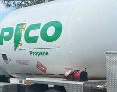 Propane truck