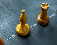 Strategy chess pieces