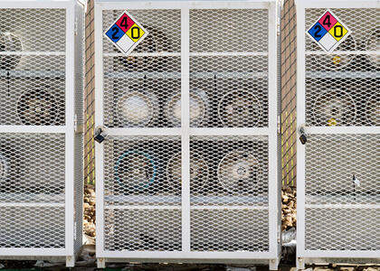 These cylinders and storage help navigate the NFPA 54 fuel gas code