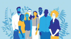 Clip art depicts figures gathered together, showcasing the importance of propane association membership.