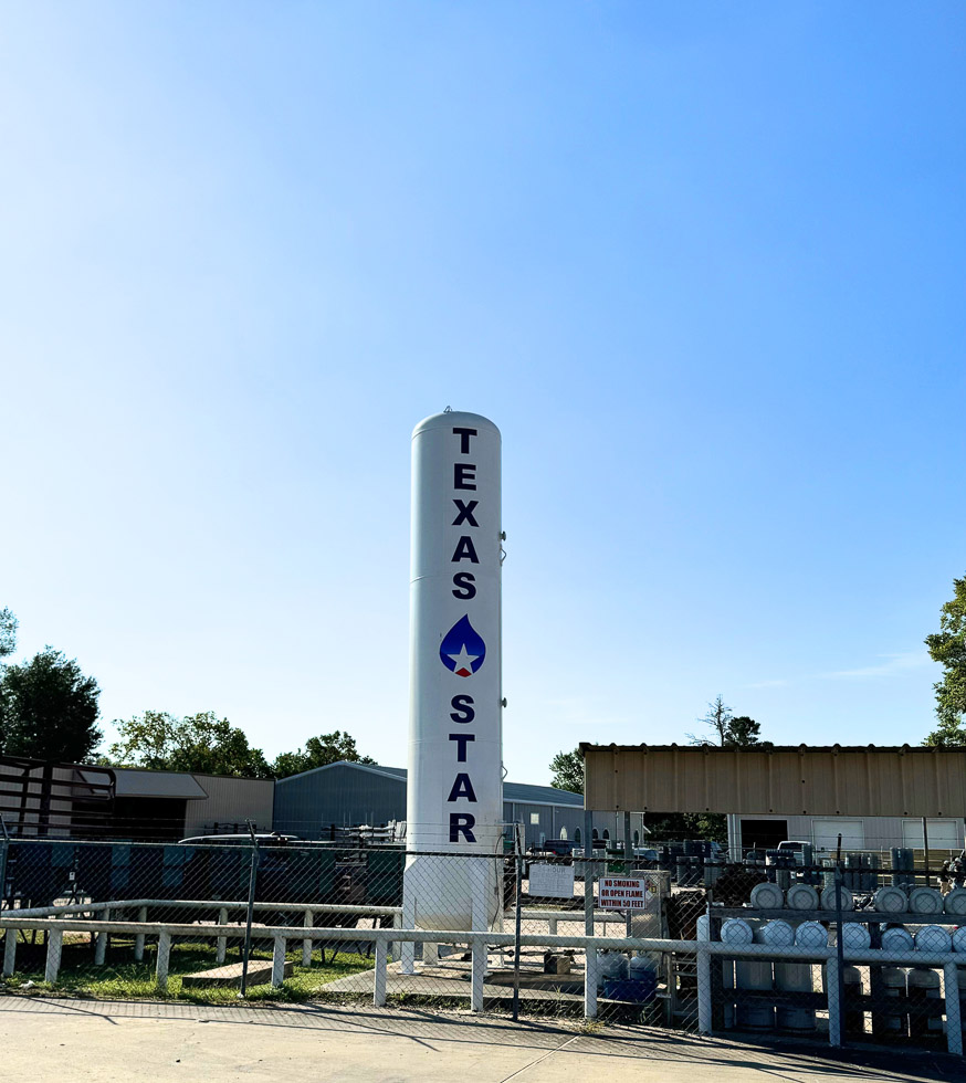Matador Gas Texas Star propane tank