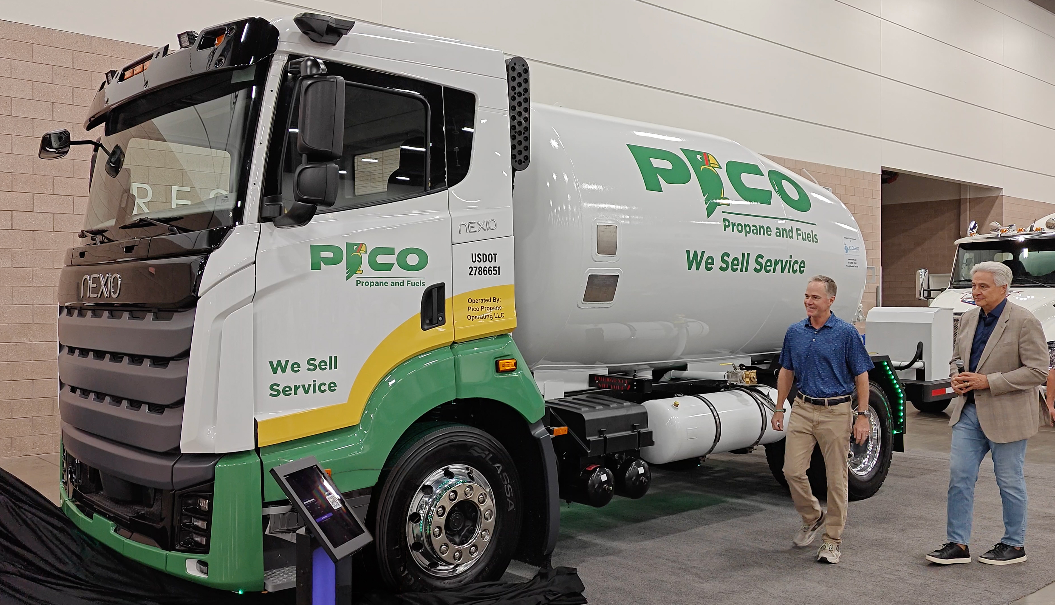 The PICO demonstration Class 7 propane truck from Nexio
